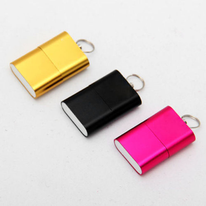 2 stuks mini kaartlezer micro sd t-flash sdhc hoge snelheid usb adapter  q99