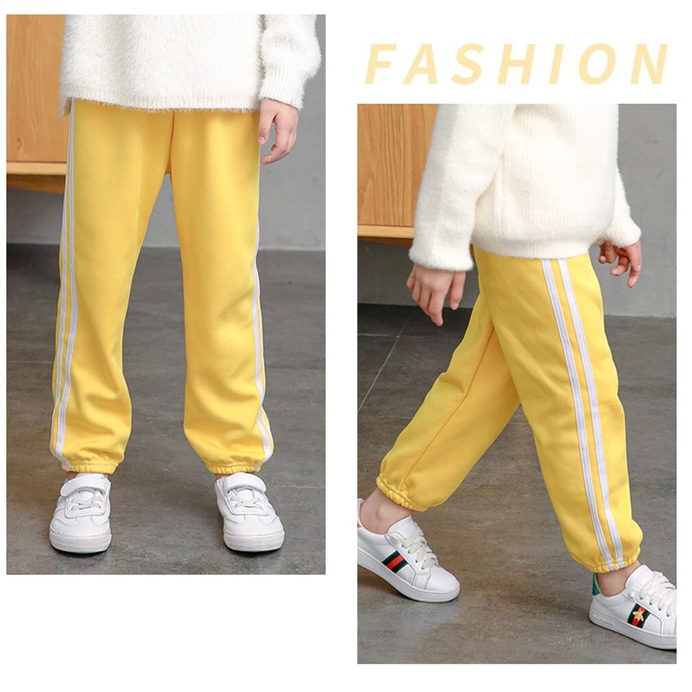 Children's Winter Trousers Boy Girl Bloomers Trousers Casual Baby Pants Children's Sports Pants Comfortable Leisure Trousers