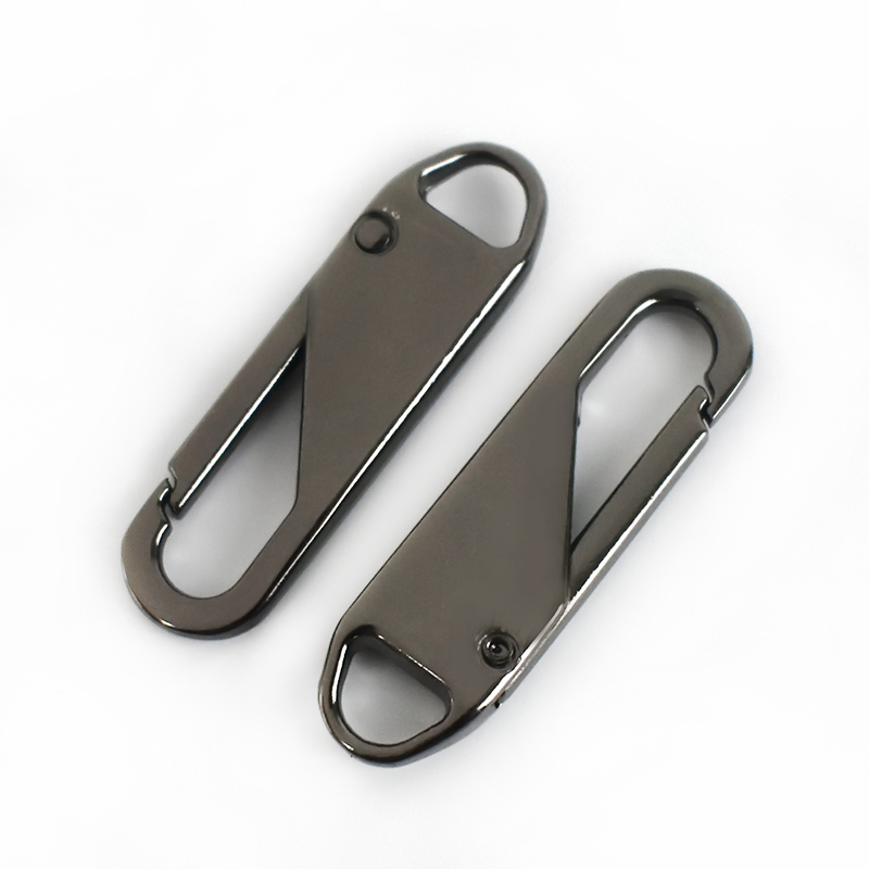Tiradores de cremallera de Metal para equipaje, Maleta, Bolsas, tiradores de cabeza, lengüeta, reparador instantáneo, herramientas de sastre DIY, 3 #5 #8 #, 10 Uds.: gunblack