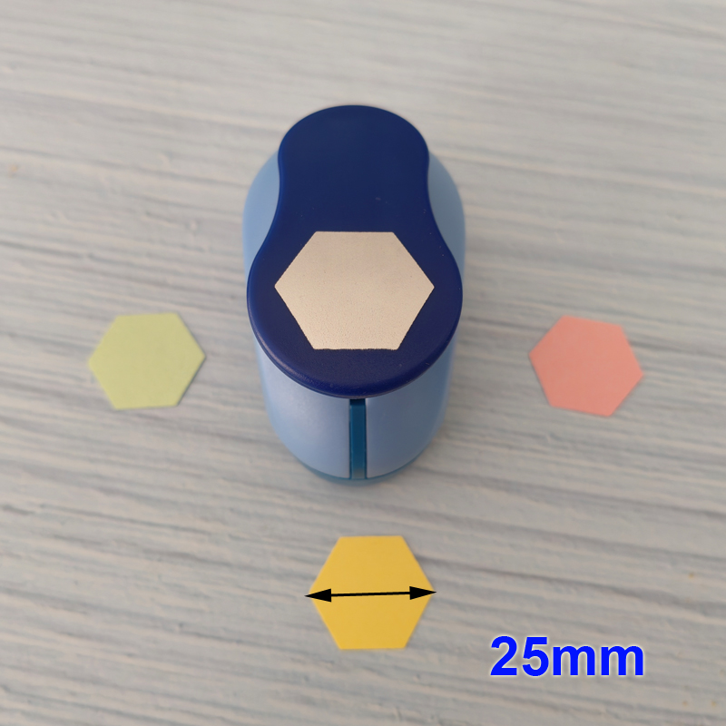 Perforateur hexagonal coupe-papier artisanat Scrapbook dispositif De gaufrage perforateurs pour enfants Cortador De Papel: Orange