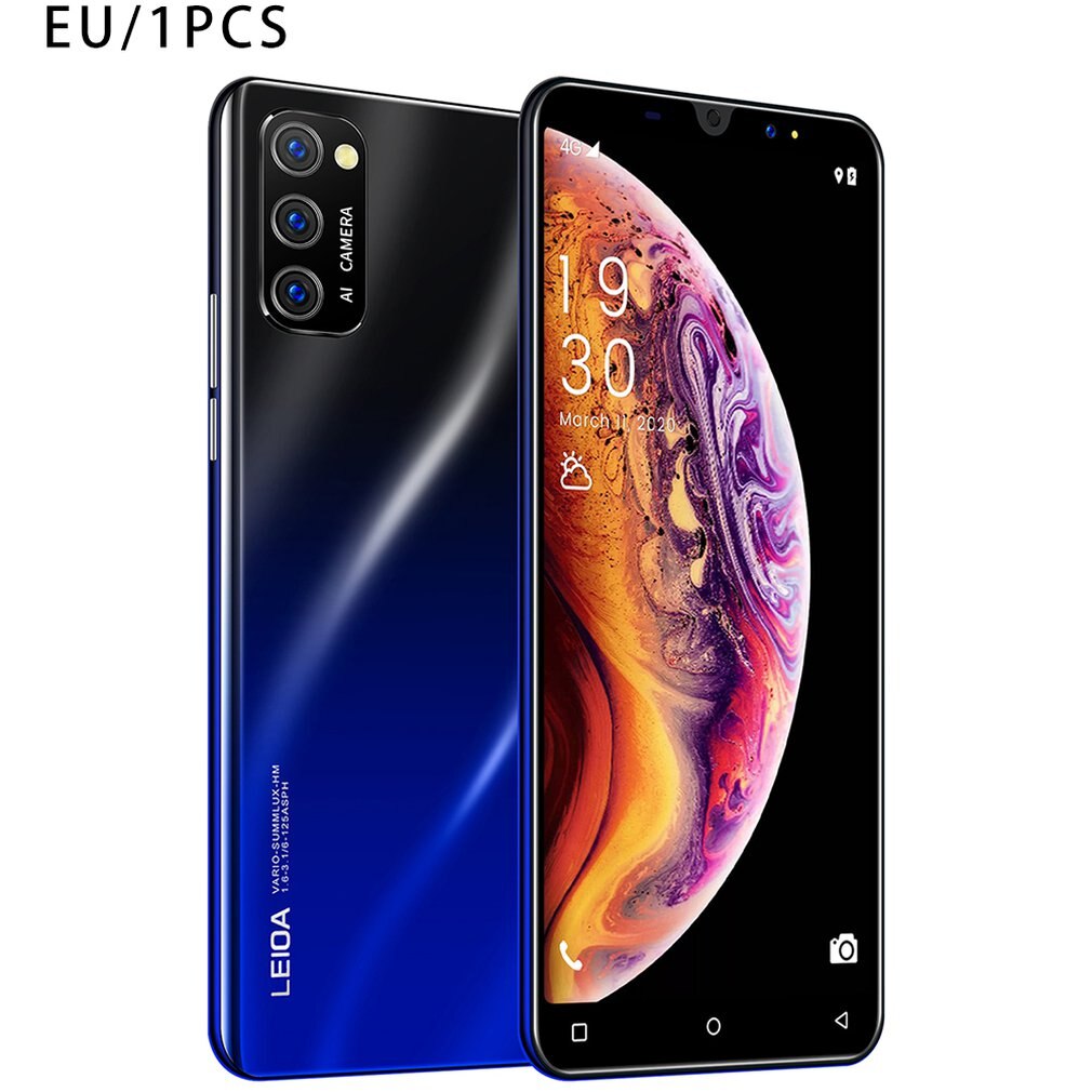 S20mini Smart 5 Inch HD Screen 1+16GB 8MP Front Camera Quad-core Strong High-performance Processor Phone: black EU