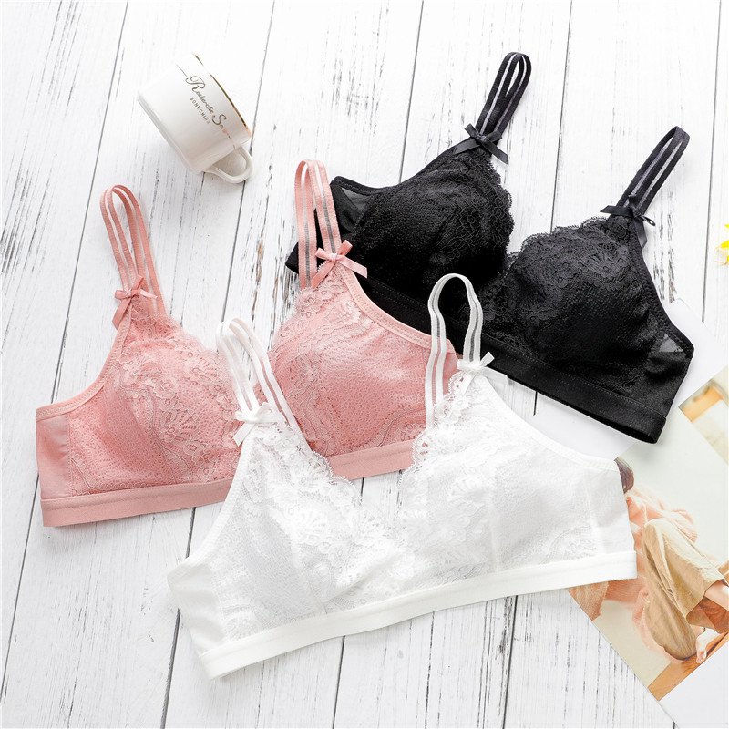 Sexy Women Lace Beauty Back Bras Seamless Thin Underwear Bralette Sexy Lingerie Breathable Wireless Gathered Bras