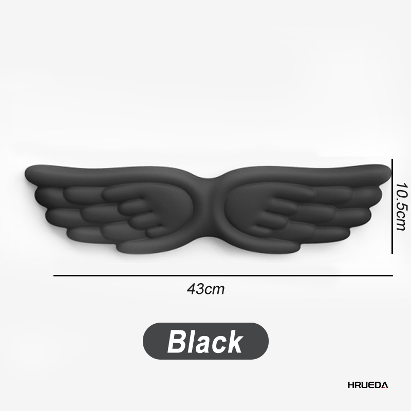 Mechanical Keyboard, Mouse, Wrist Rest, Computer Keyboard, Laptop, Angel Wing, Memory Foam, Mouse Pad Wrist Support: light yellow