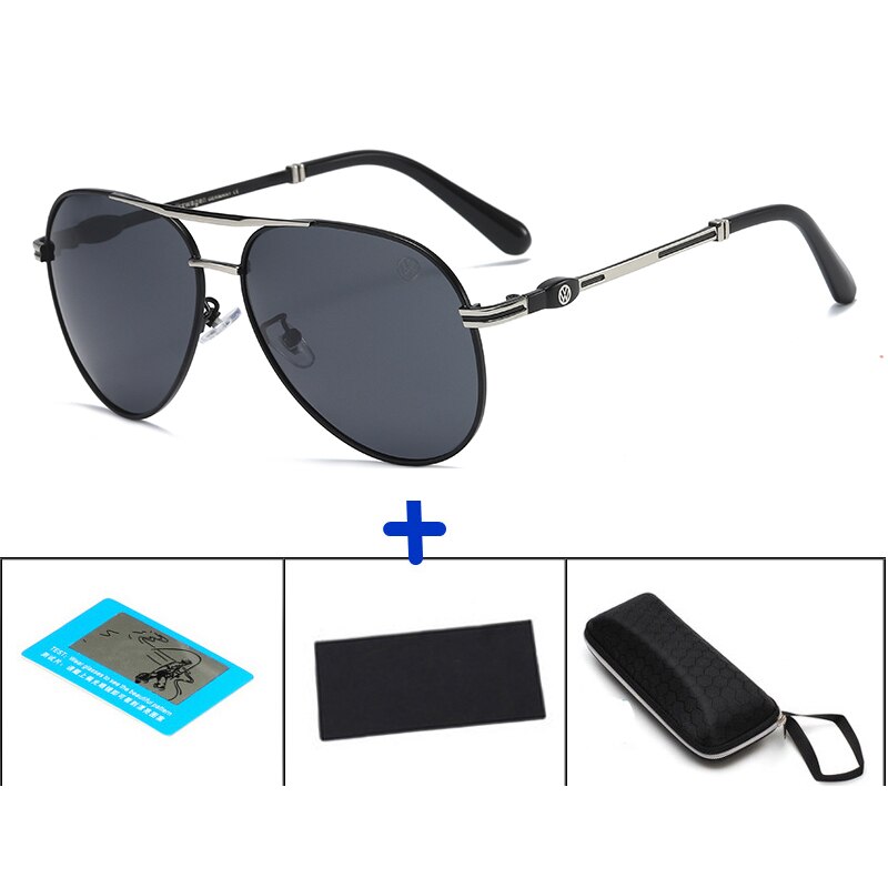 Brand Men's Polarized Sunglasses For Driving UV Protection Eyewear Travel Sun Glasses: Black 3