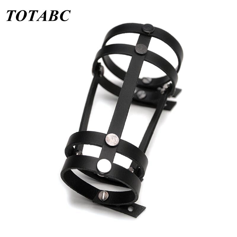 Brazaletes de cuero estilo Punk negro a la para mujer, brazalete para mujer, largo ajustable, bohemio, vacaciones, joyería masculina Punk Pulseir