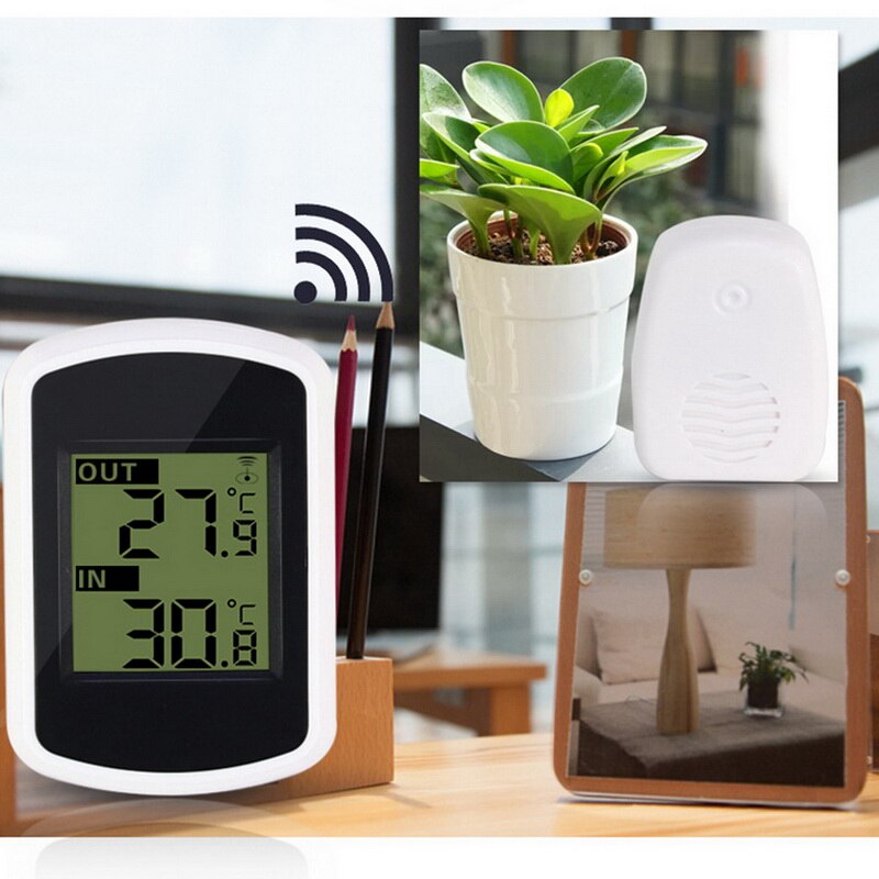 TS-FT004-B Poratble Ambient Weather Wireless Electronic Thermometer with Indoor and Outdoor Temperature Household Thermometers