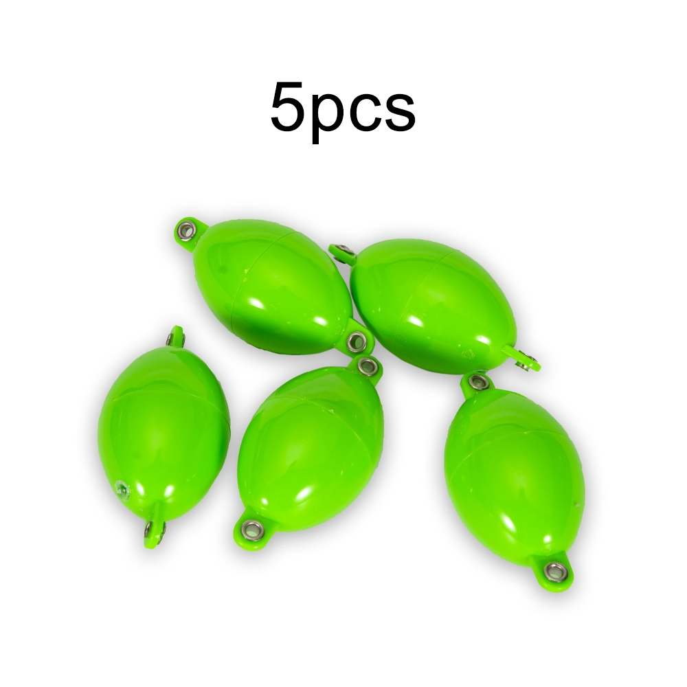 Fishing Bobbers Floats Foam Snap On Float Weighted Bobbers Fishing Push Button Snap-on Bobbers Spring Oval Fishing Floats