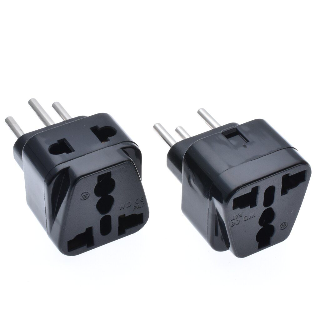 2 STUKS Universele 2 in 1 USA UK AUS Indian naar Zwitserland Adapter Plug (Type J)