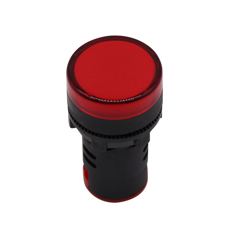 10pcs 22mm Panel Mount Signal Power Led Indicator Light Blue Green Red White Yellow Pilot Lamp 12V 24V 220V Signal Warning Lamp