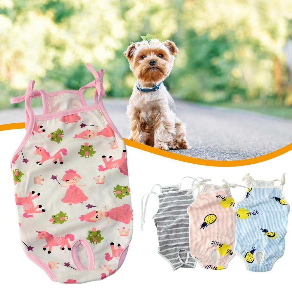 Pantalon court confortable pour animaux de compagnie, à utiliser en extérieur, couche-culotte élastique, sanitaire pour animaux de compagnie