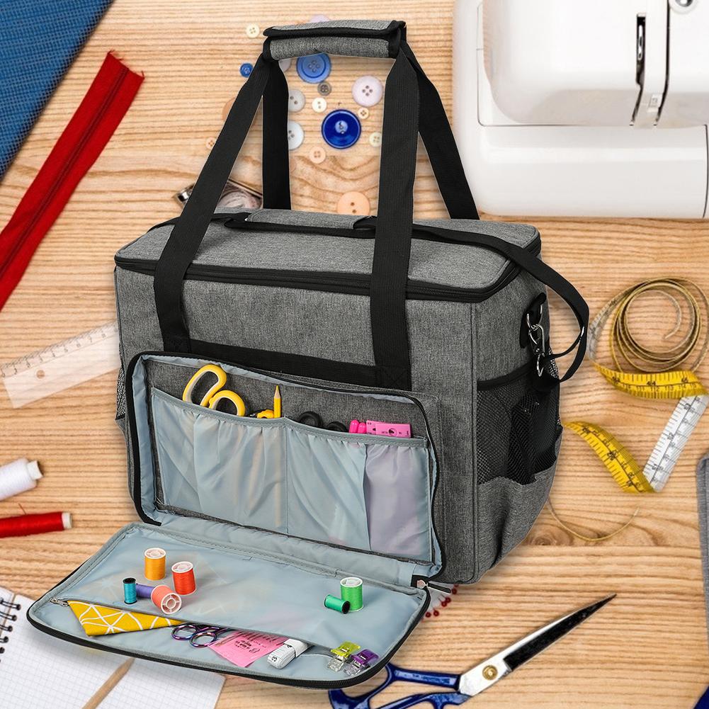 Knitting Bag Oxford Cloth Machine Storage Bag Large Capacity Sewing Tools Handbag Sewing Tools Dust Cover Case Accessories