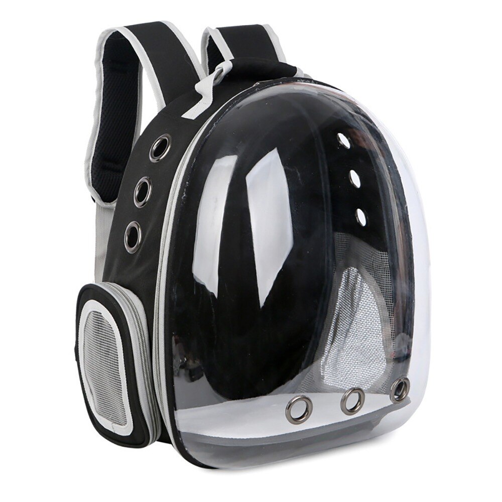 Cat Carrier Bags Cat Cage Transport Backpack Bag Travel Pet Portable Breathable Dog Backpack Transparent Bag Carrier Pet For Cat: black