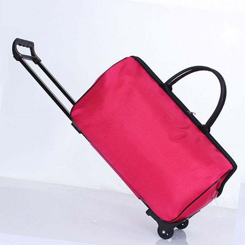 Donne carrello Borsa Da Viaggio carrello Valigia bagaglio A mano unisex Grande Capacità di viaggio Dei Bagagli Borse Valigia con Ruote