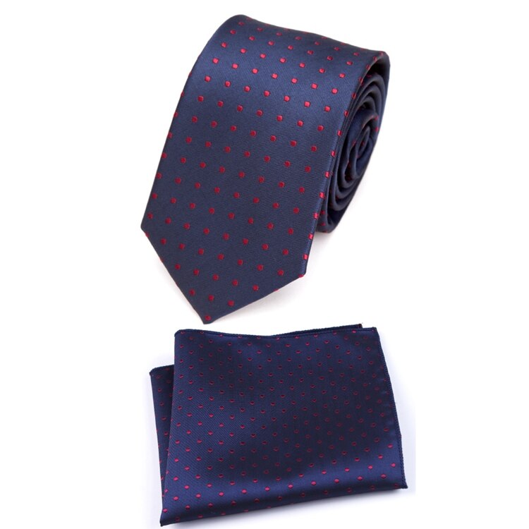 XGVOKH – ensemble de cravates pour hommes, nouvelle , cravate Hanky, points rayés, cou, cravate Slim, accessoires pour mariage, fête sociale: LD-SU1031