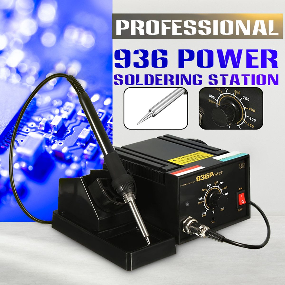 110V 220V Soldering Iron Soldering Station Digital Rework Station Telephone Repair Soldering Station+Power Adapter