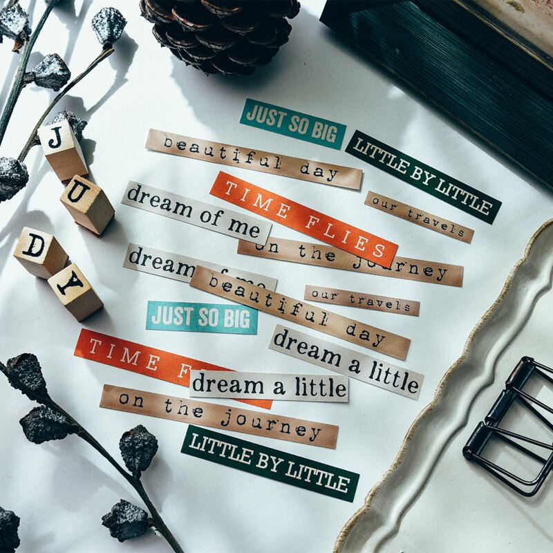 KSCRAFT Junk Journal Labels Paper Die Cuts for Scrapbooking Happy Planner/Card Making/Journaling Project