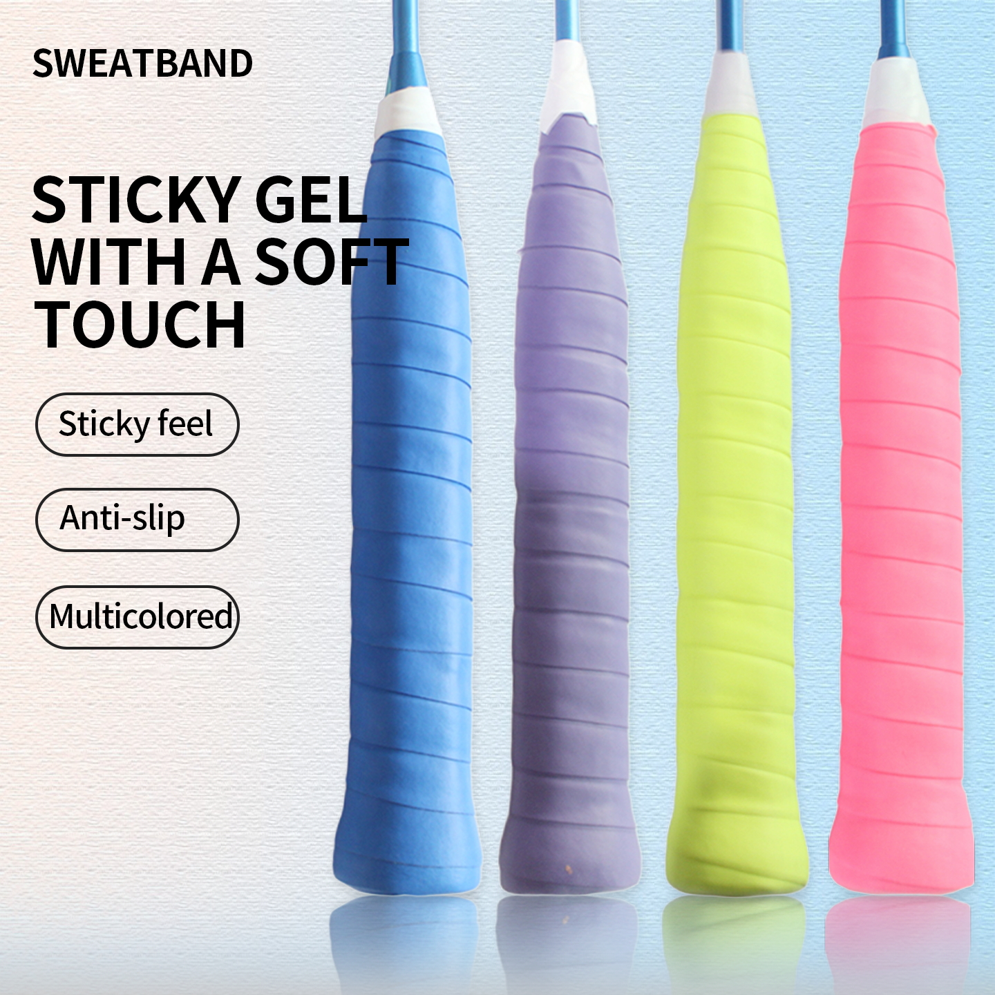 30 Stück Original Head Overgrip Tennisschläger Anti-Rutsch-Griffe Padel Zubehör Stoßdämpfendes Tennis Badminton Squash Trainings-Schweißband