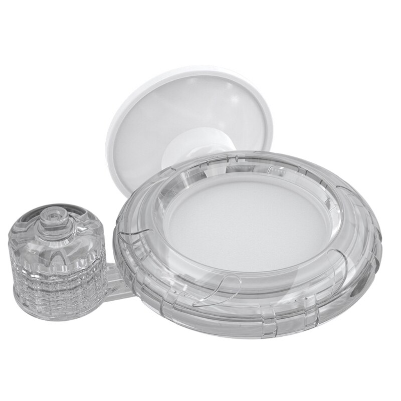 Fish Tank CO2 Diffuser Bubble High Solubility Ceramic Diffuser Disc Air Refiner CO2 Atomizer Reactor for Aquatic Plant Aquarium: Default Title