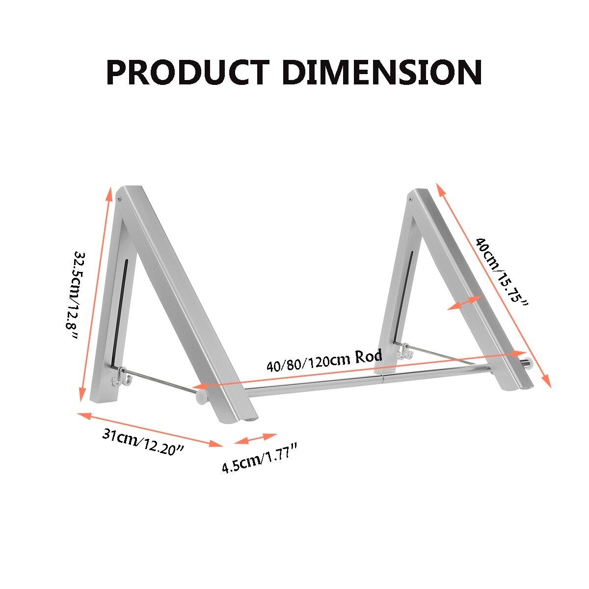Clothes Hanger Punch Free Mounted Multifunction Retractable Aluminum Laundry Drying Rack Folding Adjustable For Home Balcony