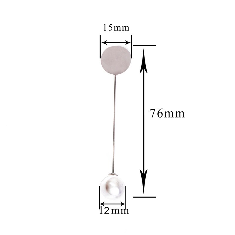 10 st diy boutonnieres kavaj brosch stift pärla kavaj klänning smycken gör tillbehör plagg stift bas tom bricka broscher  d147