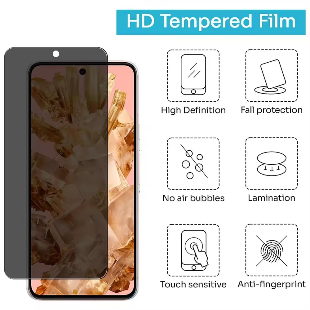 3 uds vidrio templado de privacidad para Motorola Moto G9 E13 E22 E22i E6 E6S E6i E7 Z4 Play Plus Protector de pantalla