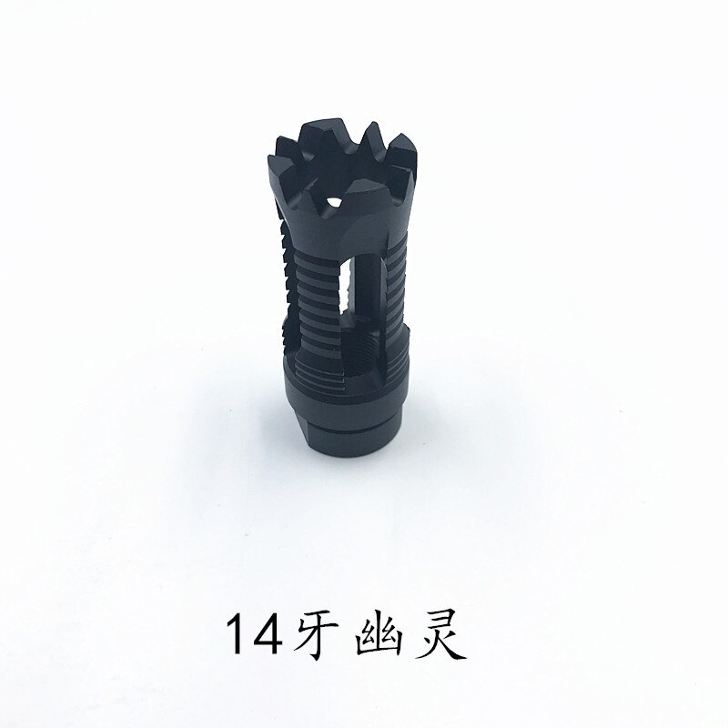 14mm Negative Thread Barrel Brake Cap for JM Gen.9 M4A SLR SMC VG6 with 14mm Threaded Concave Tub: YL