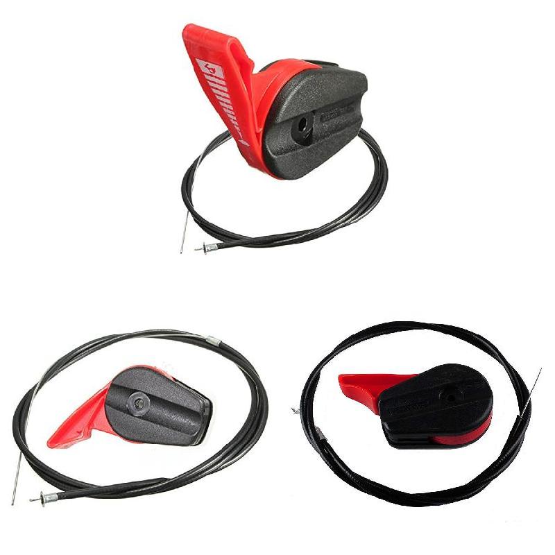 Lawn Mower Throttle Cable Universal Control Switch Lever Handle Kit for Electric Petrol Lawnmowers K888