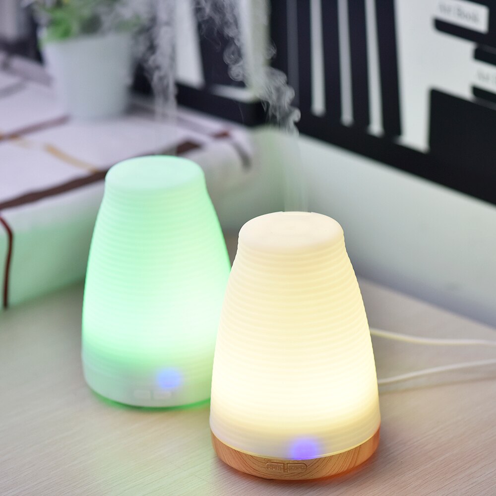 100ML Aromatherapie geur lucht geur elektrische diffuser Ultrasone Luchtbevochtiger etherische olie Aroma Diffuser Mist Maker fogger