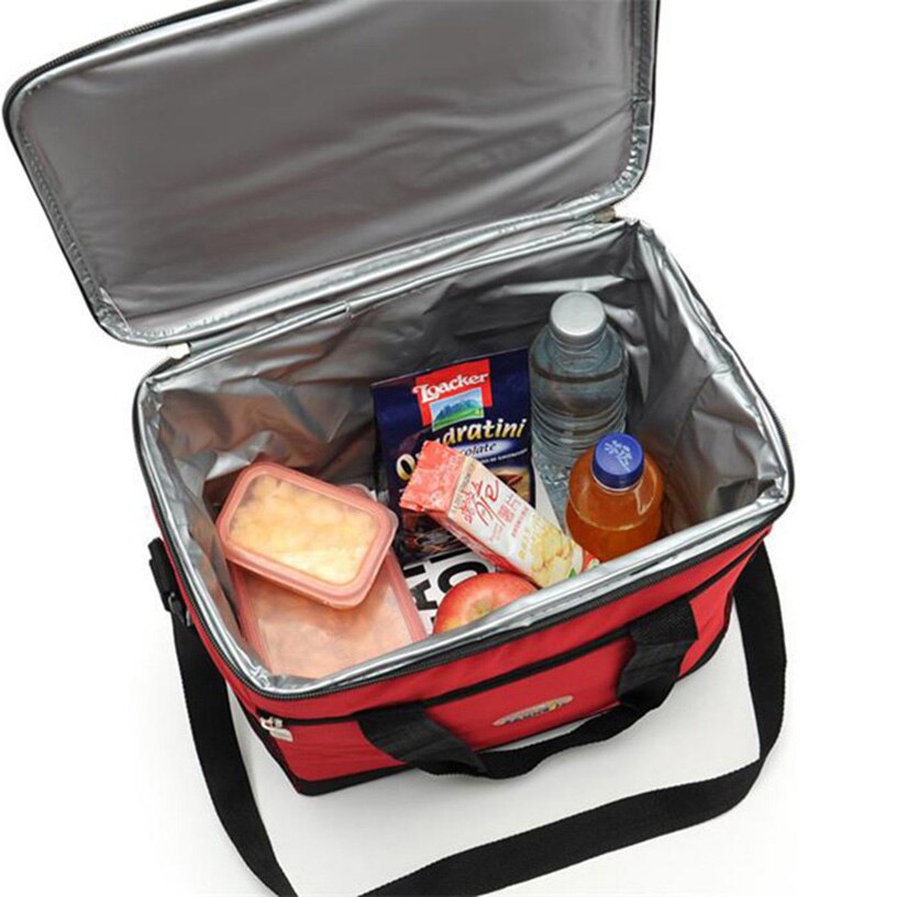 16l Thicken Folding Fresh Keeping Waterproof Nylon Lunch Bag Cooler Bag For Steak Insulation Thermal Bag Insulation Ice Pack