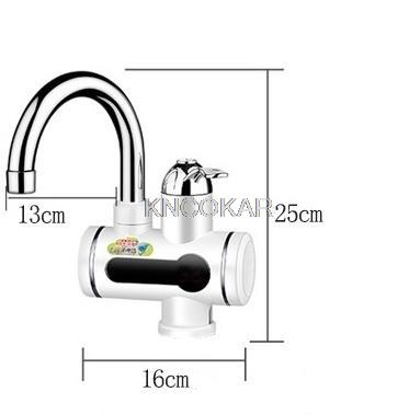 Instant Electric Water Heater Kitchen Basin Faucet Tankless Waterproof And Cold Bathroom Mixer Water Taps Single Handle 220V: Army Green