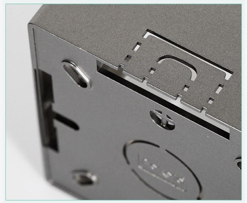 1 Set (2pcs) Wall Mount Switch Box Flame Retardant Plastic 86mm Switch Socket Wall Bottom Box Gold Electrical Accessories Tool