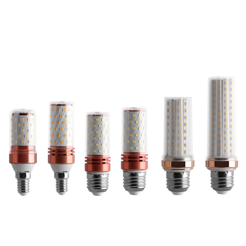 E27 E14 12W 16W 24W Led bougie ampoule 220V 230v économiser de l'énergie /froid blanc lampe épis de maïs LED Bombillas lumière à la maison