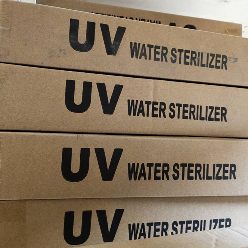12W Stainless Steel UV Water Sterilizer Ultraviolet Tube Lamp Direct Drink Disinfection Filter Aquarium Fish Tank Purifier