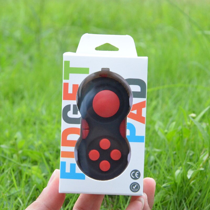 Antistress Puzzel antistress Pad Antistress Spel Handvat 6 kleur Decompressie Volwassen Kid Speelgoed voor kinderen: Rood