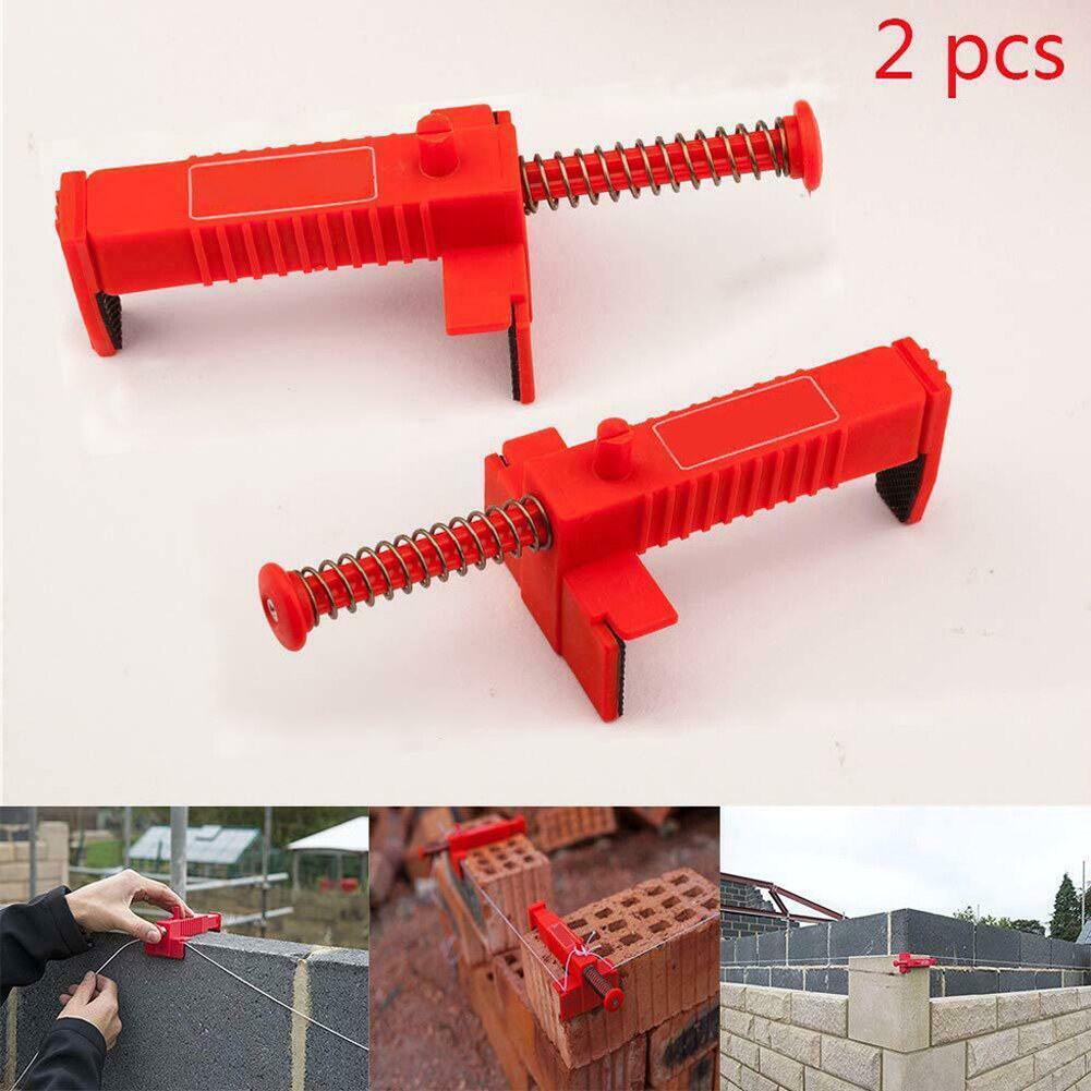 1 Pair Brick Liner Runner Brick Leveling for Masons Engineering Measuring Tools