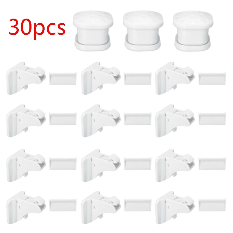 30 st magnetisk skåp låda skåp lås barn baby säker barnsäker kit