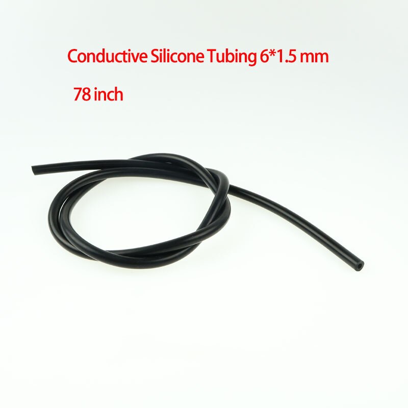 78inch Conductive Silicone Rubber Tube TENS / ESTIM / E-STIM Machine 6mm OD 1.5mm ID