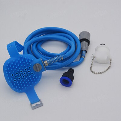 Handheld pet bathing shower tool for pets shower dog pet shower head dog sprayer bathing glove 360 washing hair long hose: size 2