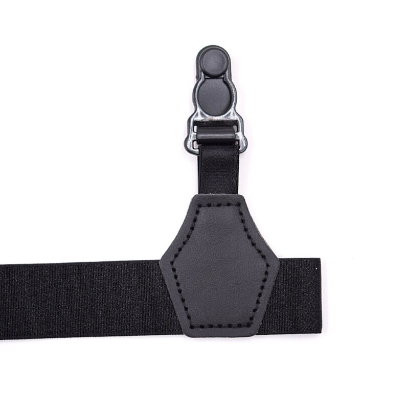 Regulowane męskie skarpety pojedyncze kaczki-usta podwiązki szelki szelki klip pas przytrzymaj