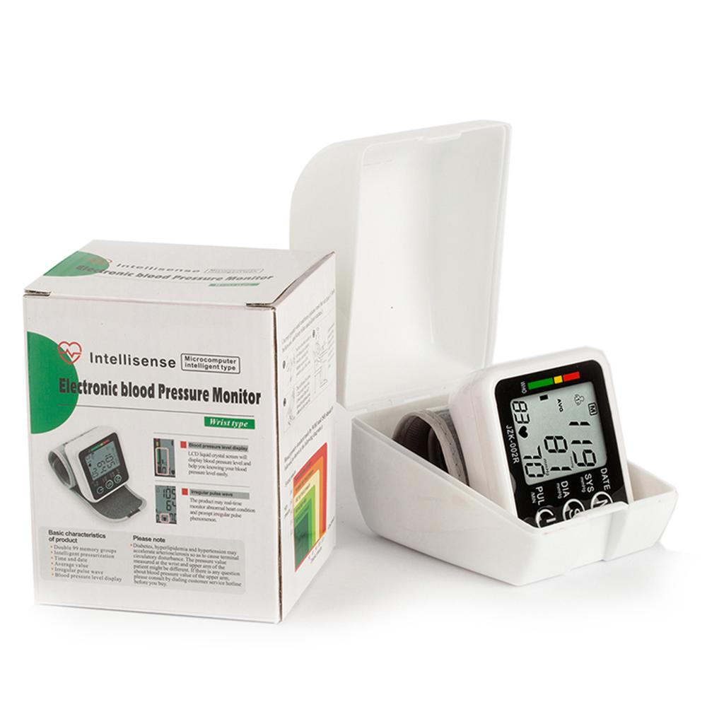 Medische Digitale Pols Bloeddrukmeter Pols Bloeddrukmeter Tensiometro Bp Tonometer Arteriële Druk Hartslag Meter: With plastic case