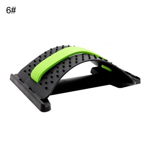 Terug Lumbale Brancard Ondersteuning Massager Fitness Houding Corrector Wervelkolom Richter Fitness Apparatuur Accessoires: Grijs