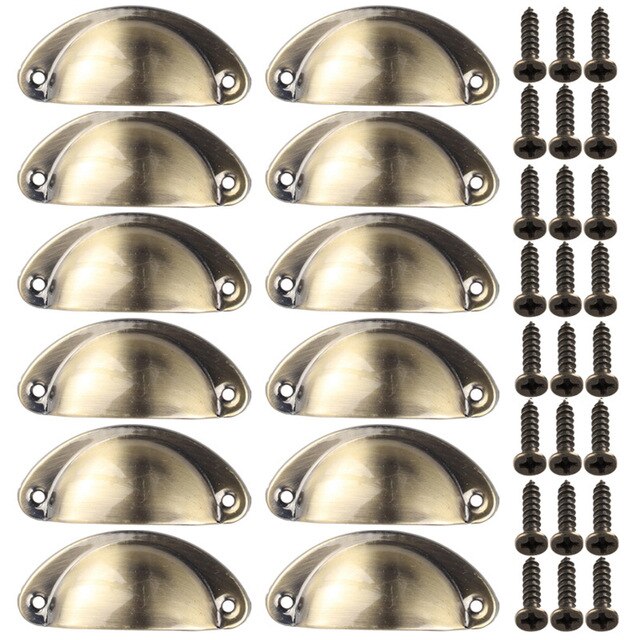 Shell Kast 12Pcs Retro Kastdeur Kast Cup Lade Meubilair Antie... – Grandado