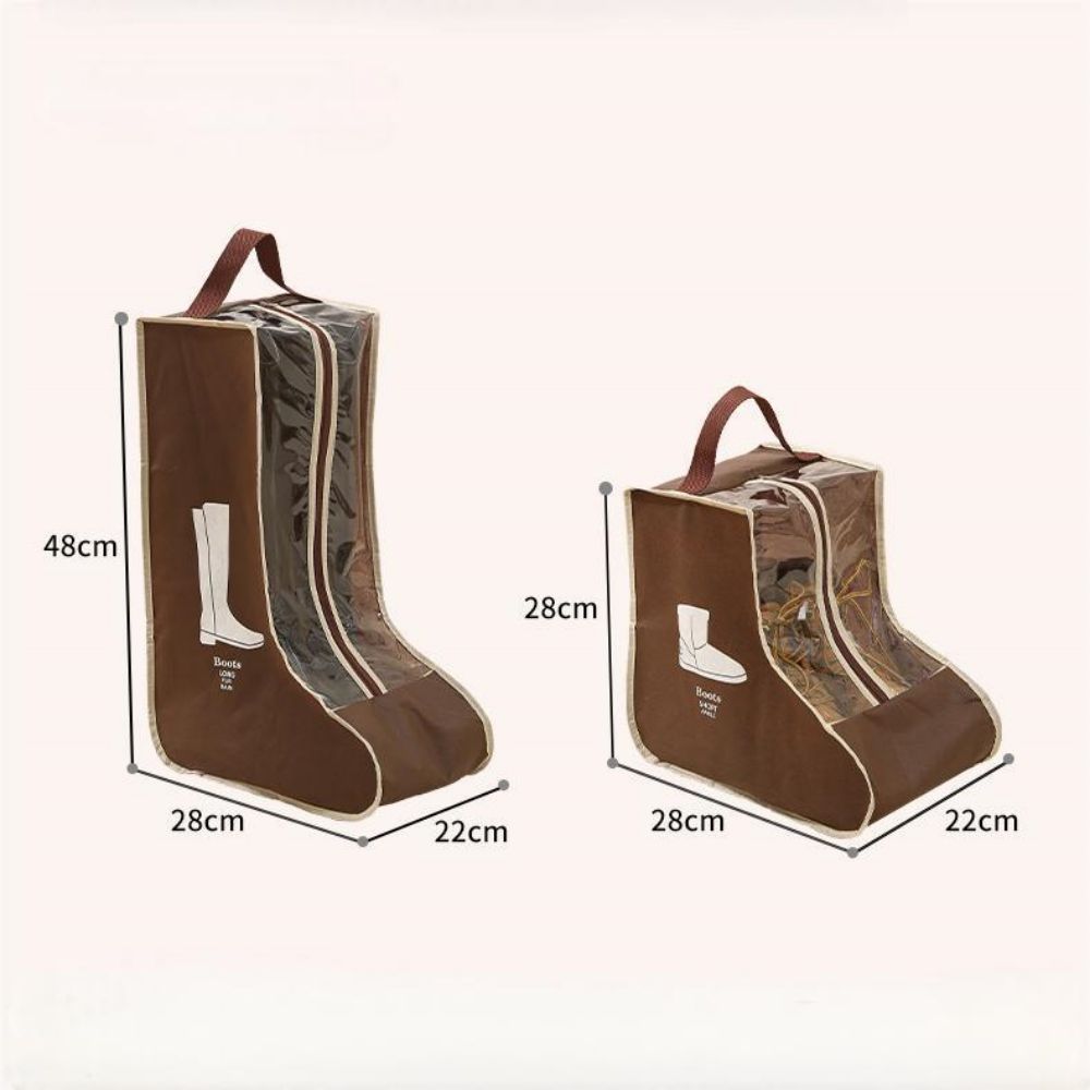 Schoen Opbergtas Thuis Handheld Non-woven Visuele Overschoen Stoflaarzen Korte Laarzen Covers Waterdichte Schoenen Organizer Gods