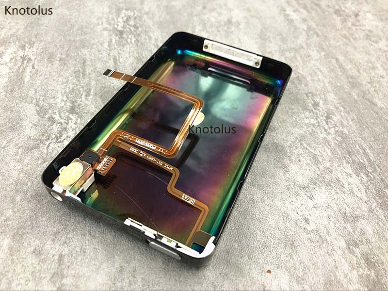 knotolus black thick housing case cover headphone jack for iPod 5th video 6th 7th classic SSD CF upgrade