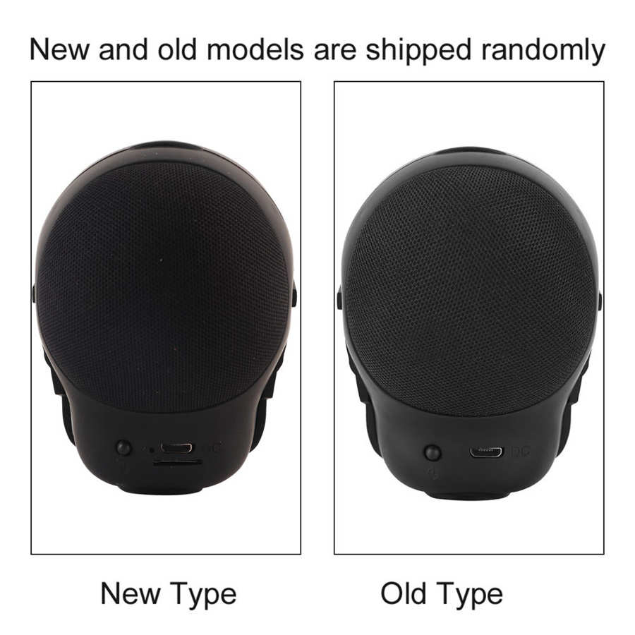 Skull altavoz principal portátil Mini inalámbrico Bluetooth 4,0, altavoz estéreo, Sonido HD de bajos mejorados únicos