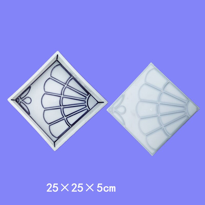 Diy Garden Villa Brick Path Maker Concrete Plastic Molds Road Path Paving Brick Tile Concrete Cement Mould Garden Decorations