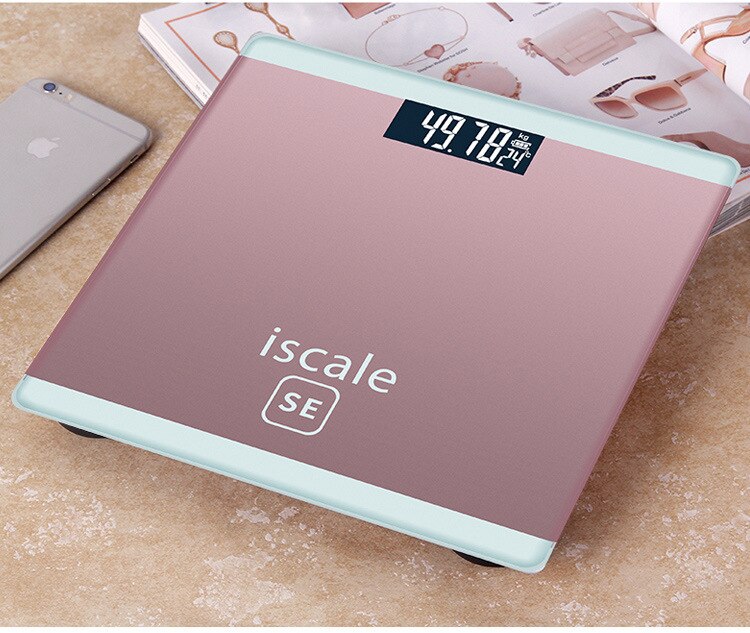 USB rechargeable smart home weight scale adult precision health weighing scale electronic body scale: 2