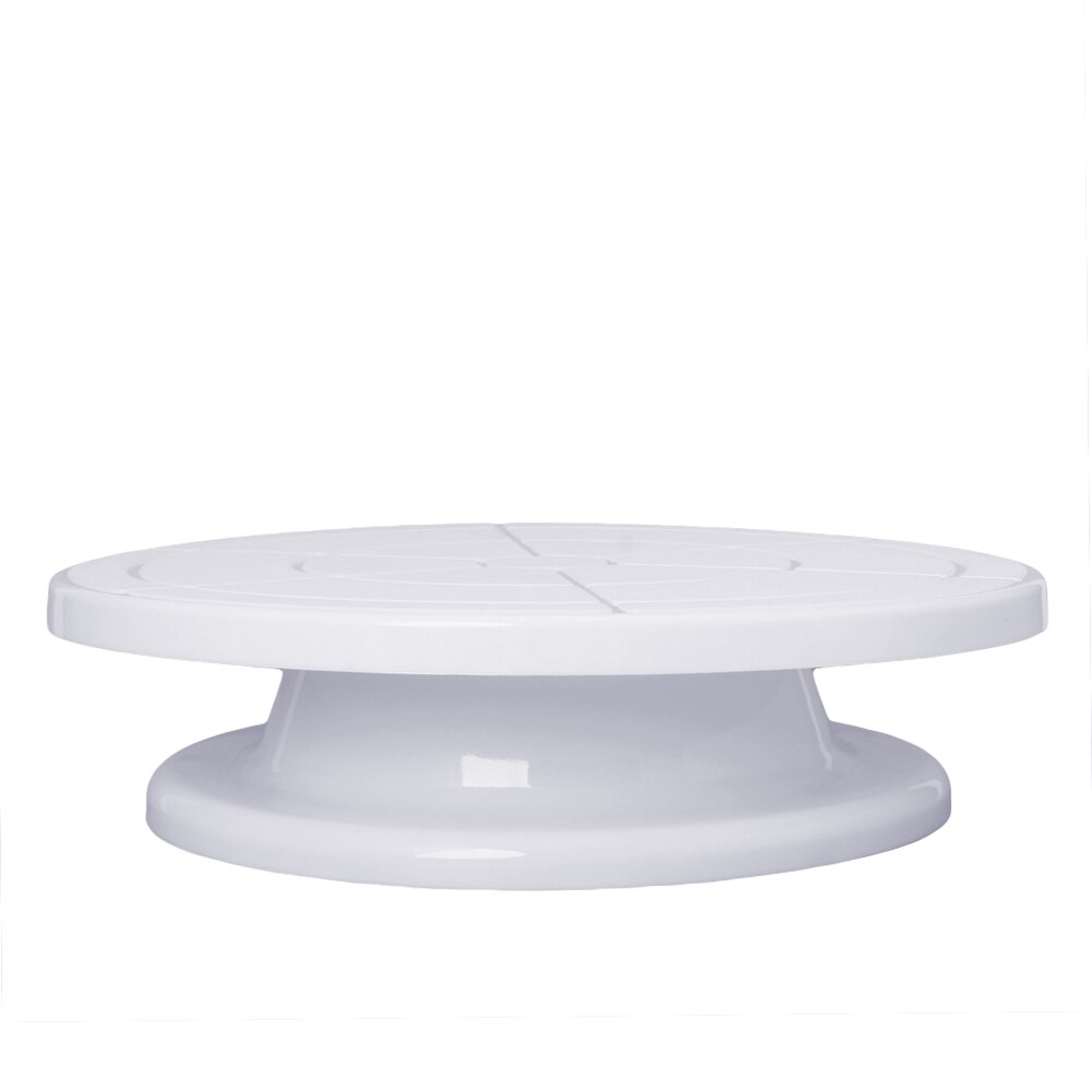 White 11" Rotating Plate Revolving Decorating Cake... – Grandado