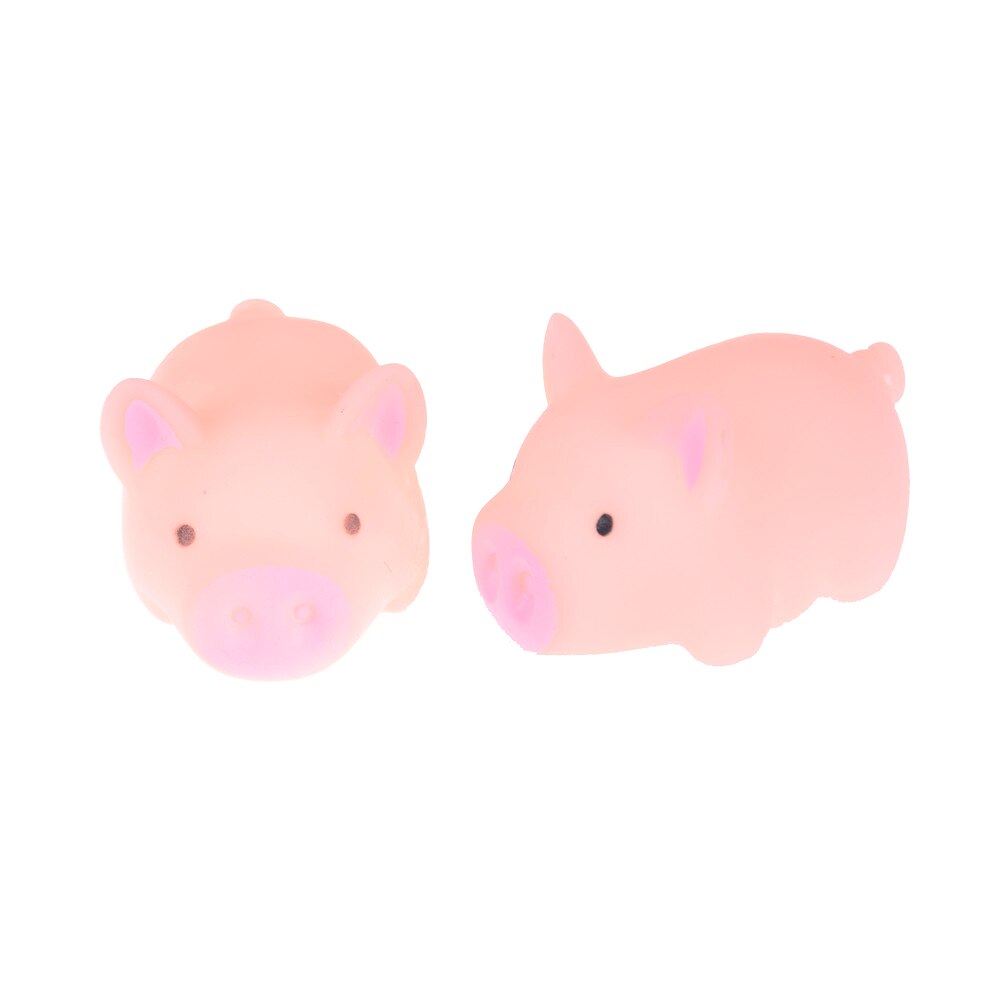 1pc schattige roze varkens gel knijpspeelgoed voor kinderen, helende stressverlichters, decoratie en antistress speelgoed