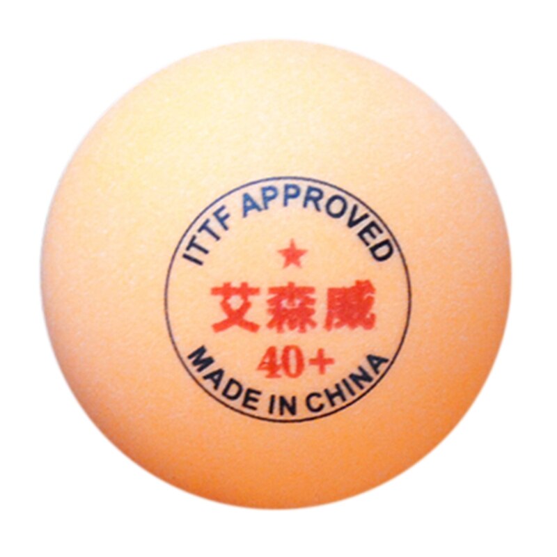 Asenver Abs Tafeltennis Materiaal Een-Star High Game Training Bal: Orange